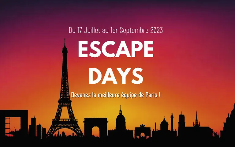 Affiche de promotion l'édition 2023 en septembre des Escape Days.